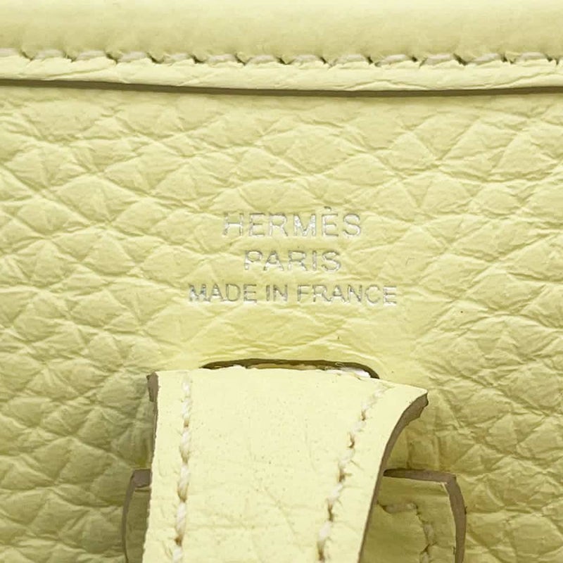 エルメス エブリンTPM アマゾン ジョーヌミルトン/シルバー金具 トリヨクレマンス W刻印