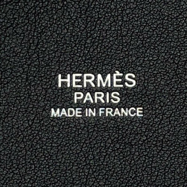 エルメス ハンドバッグ ピコタンロックMM ブルーニュイ/ブラック/シルバー金具 フェルト/スイフト Y刻印