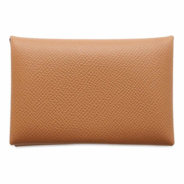 エルメス カードケース カルヴィ ゴールド エプソン Y刻印 HERMES 名刺入れ