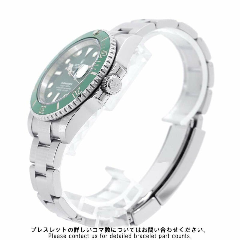 ロレックス サブマリーナ デイト グリーン ランダムシリアル ルーレット 116610LV ROLEX 腕時計 ウォッチ グリーン文字盤