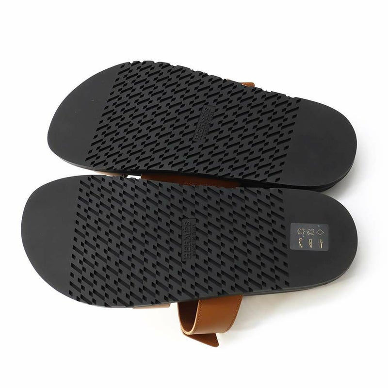 エルメス サンダル シプレ カーフスキン メンズサイズ42 HERMES 靴 黒