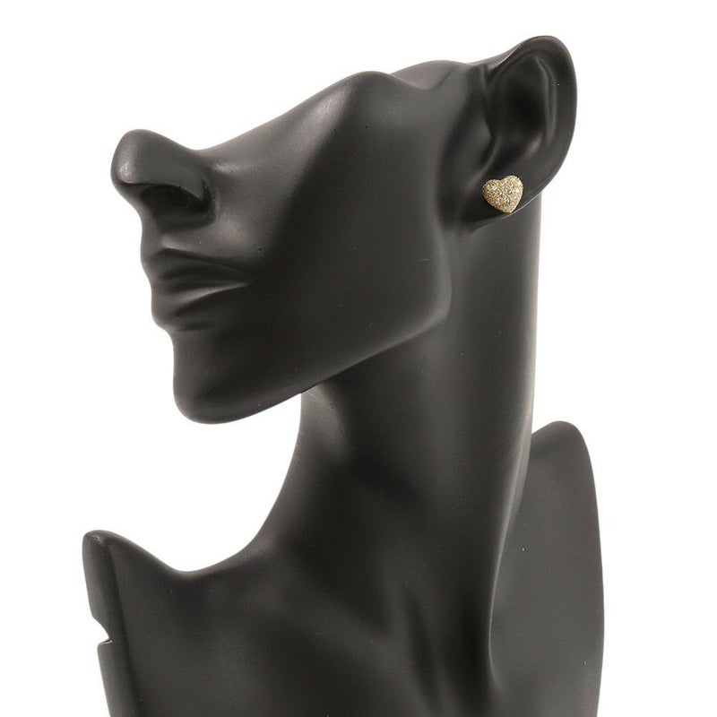 カルティエ ピアス ハート パヴェ ダイヤモンド K18YGイエローゴールド Cartier ジュエリー