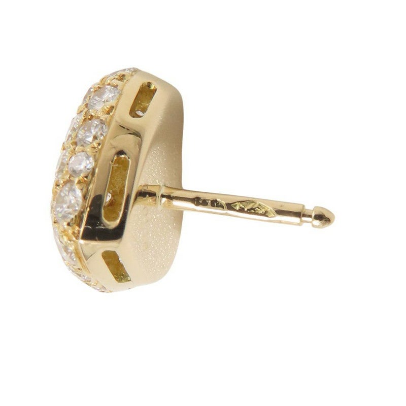 カルティエ ピアス ハート パヴェ ダイヤモンド K18YGイエローゴールド Cartier ジュエリー