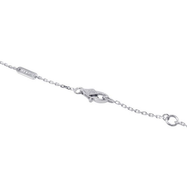 ヴァンクリーフ&アーペル ネックレス スウィート パピヨン ペンダント ターコイズ K18WGホワイトゴールド VCARF80500