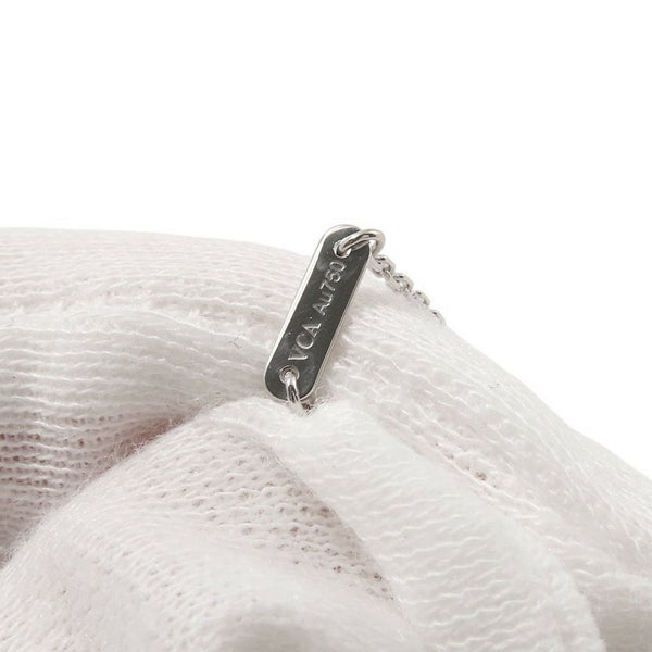 ヴァンクリーフ&アーペル ネックレス スウィート パピヨン ペンダント ターコイズ K18WGホワイトゴールド VCARF80500