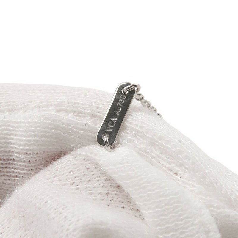 ヴァンクリーフ&アーペル ネックレス スウィート パピヨン ペンダント ターコイズ K18WGホワイトゴールド VCARF80500