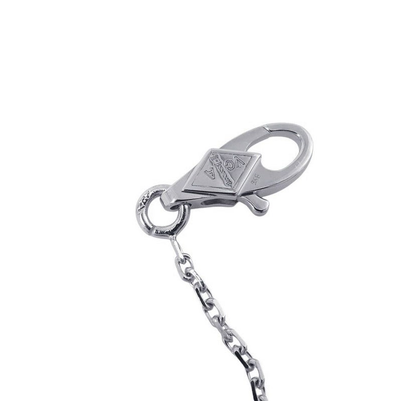 ヴァンクリーフ&アーペル ネックレス スウィート パピヨン ペンダント ターコイズ K18WGホワイトゴールド VCARF80500