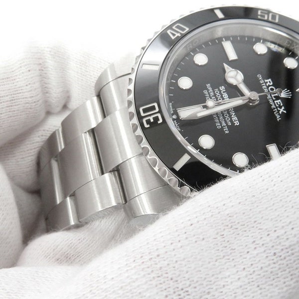 ロレックス サブマリーナ ノンデイト ランダムシリアル ルーレット 124060 ROLEX 腕時計 ウォッチ 黒文字盤