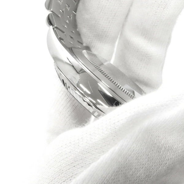 ロレックス デイトジャスト41 SS/K18WG ランダムシリアル ルーレット 126334 ROLEX 腕時計 ミントグリーン文字盤