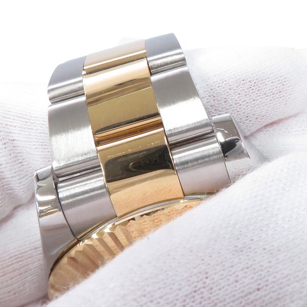 ロレックス デイトジャスト II SS/K18YG 116333G ROLEX 腕時計 シャンパン文字盤 10Pダイヤ