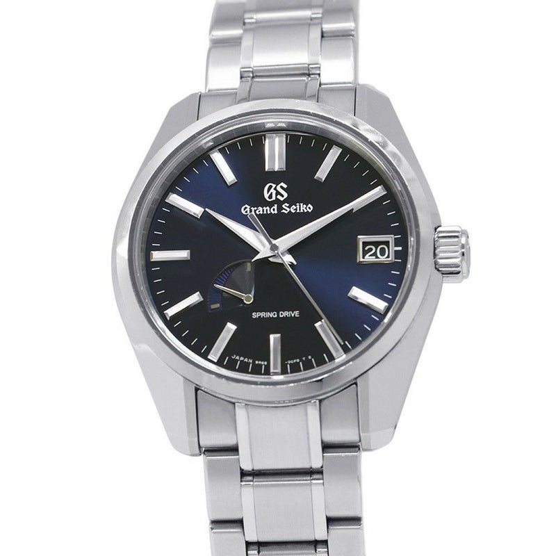 セイコー グランドセイコー スプリングドライブ デイト SBGA375 SEIKO 腕時計 ミッドナイトブルー文字盤