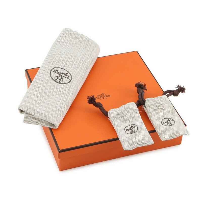 エルメス ケリーベルト18 ジーン ブルーインディゴ/ホワイト/ブルーネイビー/シルバー金具 デニム/エプソン W刻印 HERMES