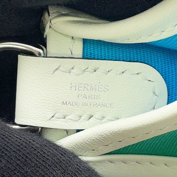 エルメス ワンショルダー ネオ エブリンTPM ミント/ブルーアズテック/ヴェールフィズ/シルバー金具 トワルオフィシエ/スイフト W刻印