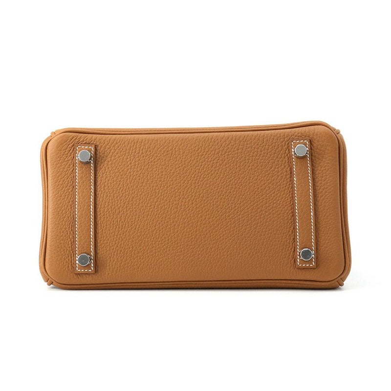 エルメス バーキン25 ゴールド/シルバー金具 トゴ K刻印 HERMES Birkin ハンドバッグ