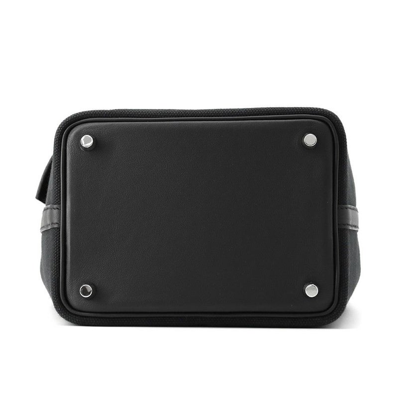 エルメス ハンドバッグ ピコタンロックPM カーゴ ブラック/シルバー金具 トワルゴエラン/スイフト U刻印 黒