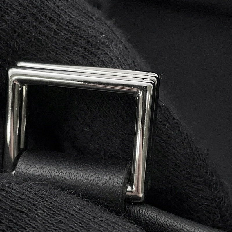 エルメス ハンドバッグ ピコタンロックPM カーゴ ブラック/シルバー金具 トワルゴエラン/スイフト U刻印 黒