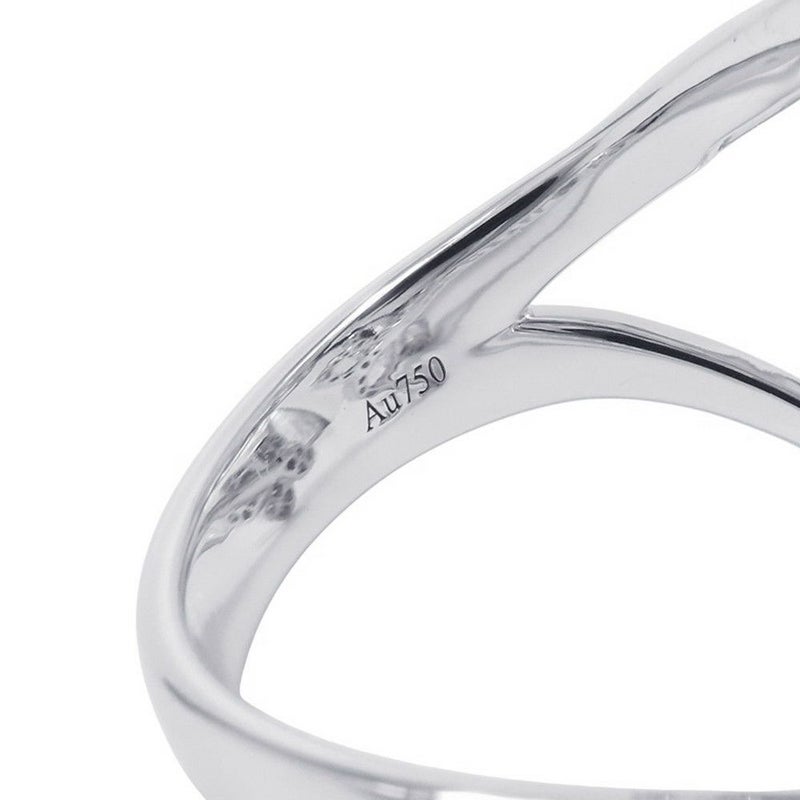 グラフ リング ワイルドフラワー トリプル ダイヤモンド リング ダイヤ 計0.86ct K18WG サイズ約10号 RGR841 指輪