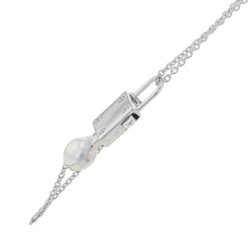 タサキ ネックレス ア・シークレット ペンダント あこや真珠/ダイヤモンド 4P 計0.05ct パール K18WGホワイトゴールド TASAKI