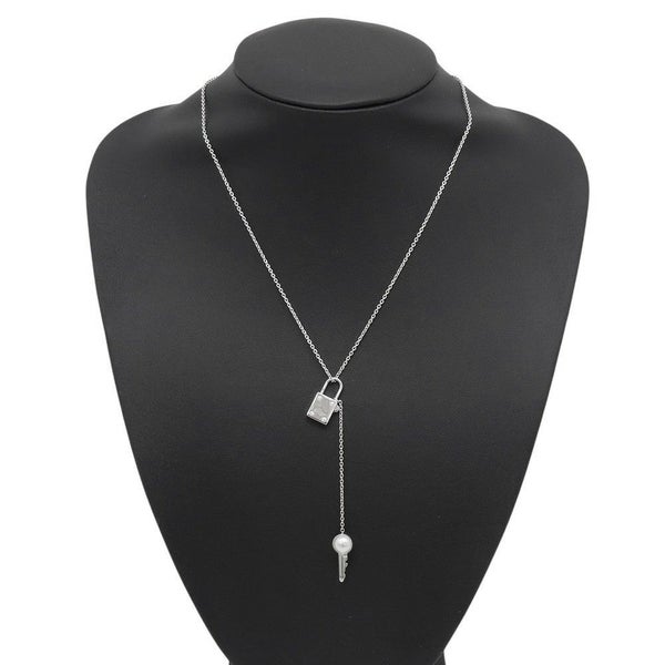 タサキ ネックレス ア・シークレット ペンダント あこや真珠/ダイヤモンド 4P 計0.05ct パール K18WGホワイトゴールド TASAKI