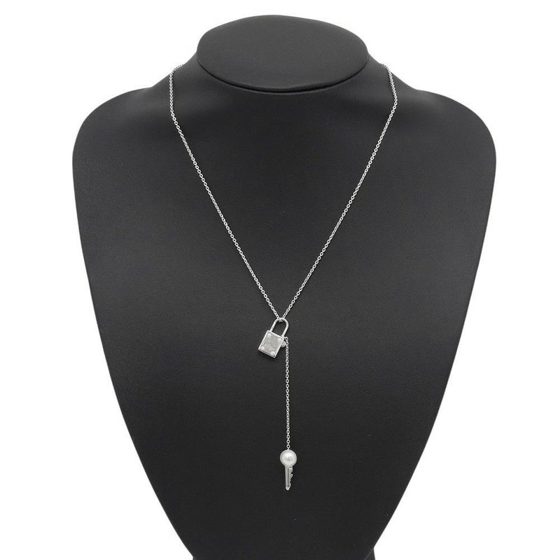 タサキ ネックレス ア・シークレット ペンダント あこや真珠/ダイヤモンド 4P 計0.05ct パール K18WGホワイトゴールド TASAKI