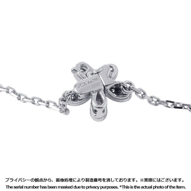 ヴァンクリーフ&アーペル ネックレス ソクラテス ペンダント 3フラワー ダイヤモンド 44P 計0.91ct K18WG VCARB14900