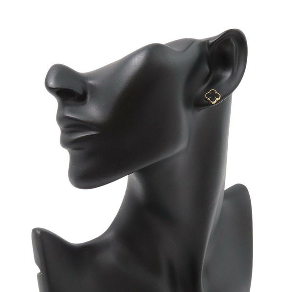 ヴァンクリーフ&アーペル ピアス スウィート アルハンブラ ピアス オニキス K18YGイエローゴールド VCARA44900 ジュエリー