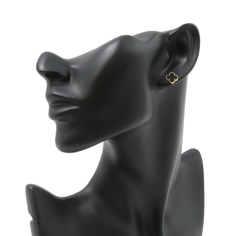 ヴァンクリーフ&アーペル ピアス スウィート アルハンブラ ピアス オニキス K18YGイエローゴールド VCARA44900 ジュエリー