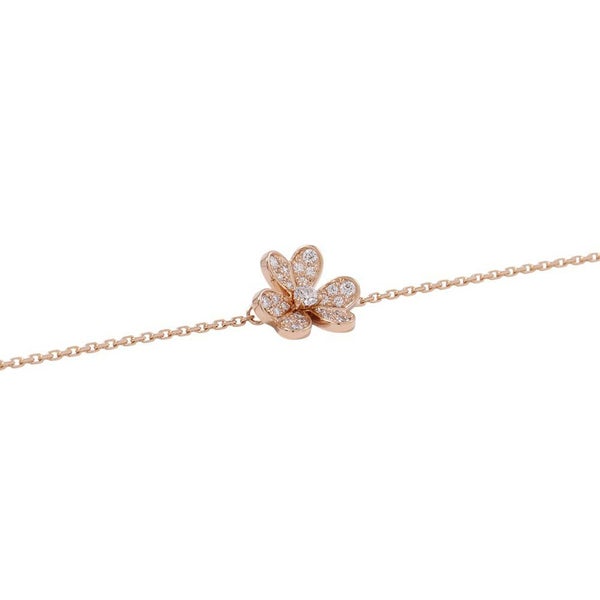 ヴァンクリーフ&アーペル ブレスレット フリヴォル ミニモデル ダイヤモンド 25P 計0.22ct K18PGピンクゴールド VCARP7RD00