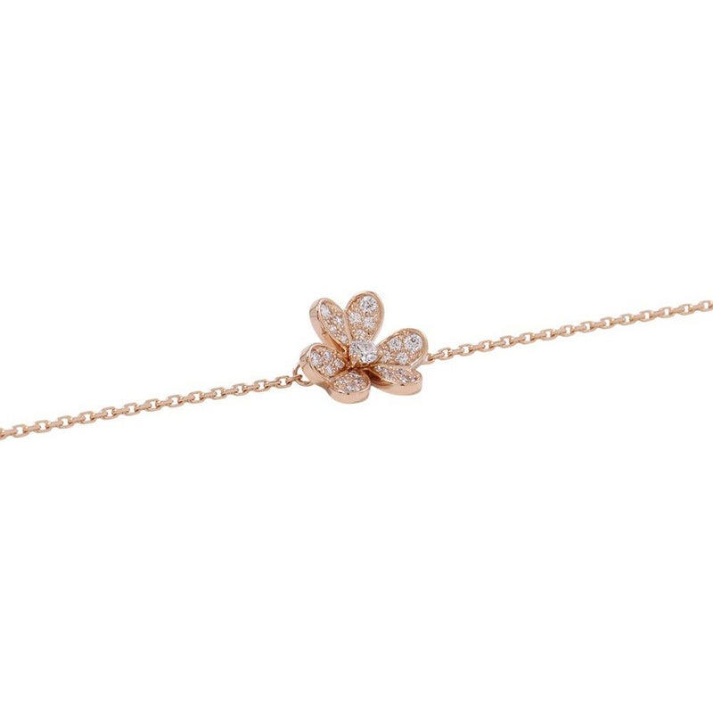 ヴァンクリーフ&アーペル ブレスレット フリヴォル ミニモデル ダイヤモンド 25P 計0.22ct K18PGピンクゴールド VCARP7RD00