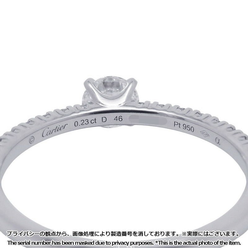 カルティエ リング エタンセル ドゥ カルティエ ソリテールリング ダイヤモンド 計0.23ct Pt950 サイズ46 N4744300 指輪