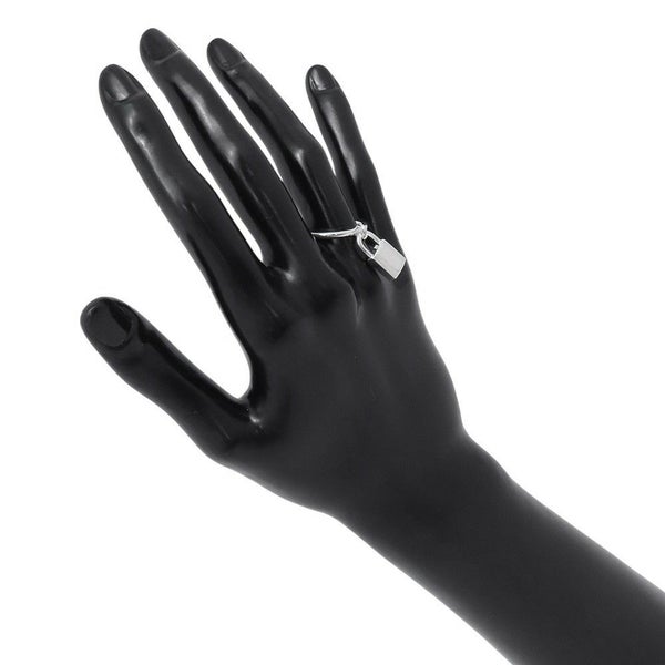 エルメス リング アミュレット カデナ リング SV925シルバー リングサイズ53 HERMES ジュエリー 指輪