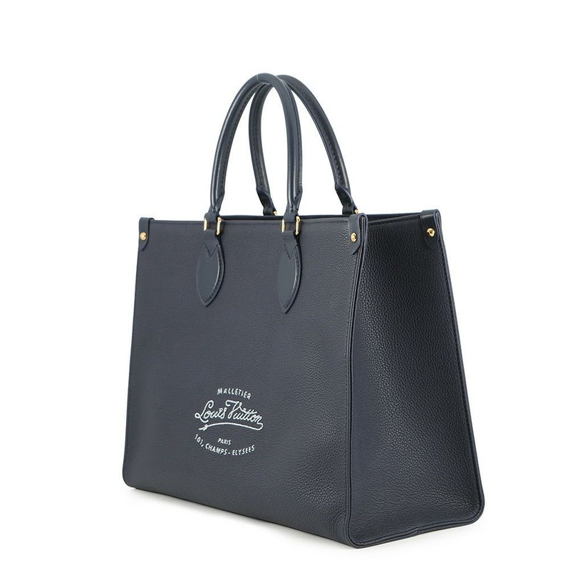 ルイヴィトン トートバッグ グレインカーフレザー/セーラーズノット ノーティカル オンザゴーMM M24834 2way ショルダーバッグ