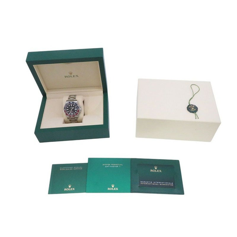 ロレックス GMTマスター2 デイト ランダムシリアル ルーレット 126710BLRO ROLEX 腕時計 黒文字盤