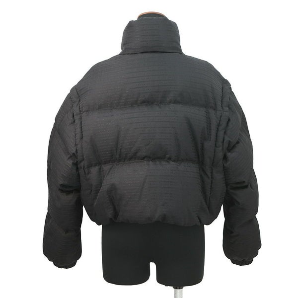 プラダ ダウンジャケット Re-Nylon クロップド レディースサイズ38 29Y056 PRADA 2way 黒