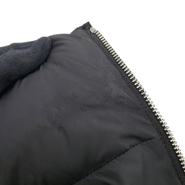 プラダ ダウンジャケット Re-Nylon クロップド レディースサイズ38 29Y056 PRADA 2way 黒