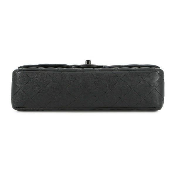 シャネル チェーンショルダーバッグ マトラッセ25 ココマーク ダブルチェーン カーフスキン A01112 CHANEL 黒