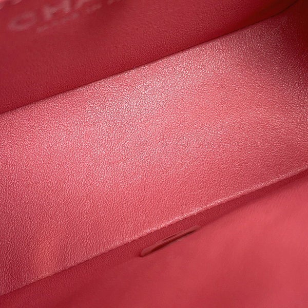 シャネル チェーンショルダーバッグ マトラッセ ココマーク ラムスキン ミニマトラッセ A35200 CHANEL