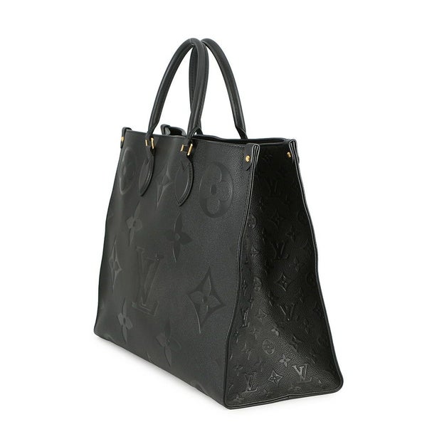 ルイヴィトン トートバッグ モノグラム・アンプラント オンザゴー GM M44925 ヴィトン バッグ 2way ショルダーバッグ 黒 ブラック