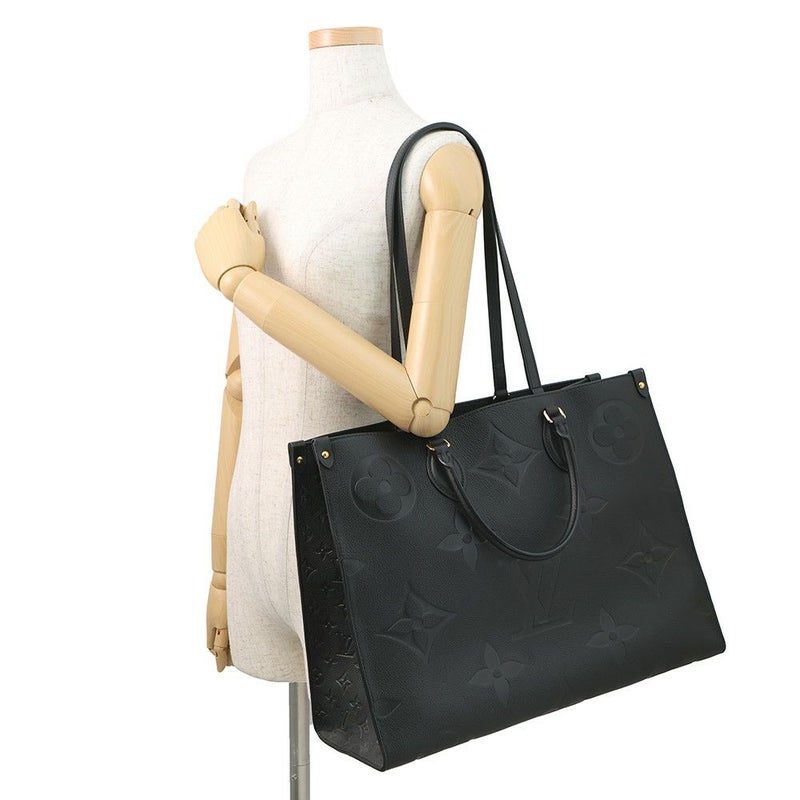 ルイヴィトン トートバッグ モノグラム・アンプラント オンザゴー GM M44925 ヴィトン バッグ 2way ショルダーバッグ 黒 ブラック