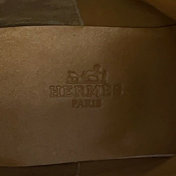 エルメス ブーツ ジャンピング ウルトラスープル ボックスカーフ レディースサイズ37 HERMES 靴