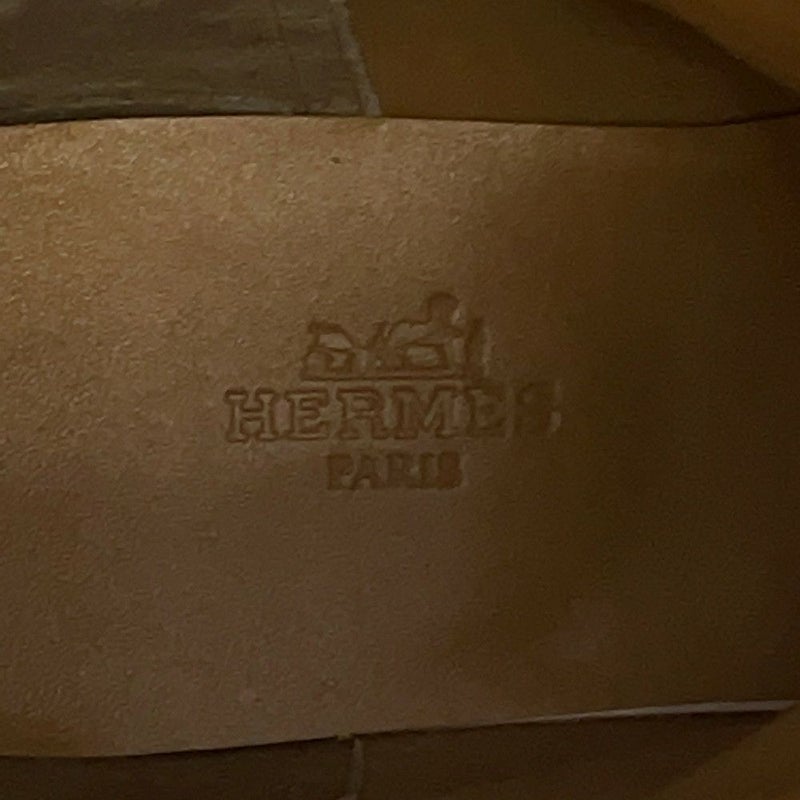 エルメス ブーツ ジャンピング ウルトラスープル ボックスカーフ レディースサイズ37 HERMES 靴