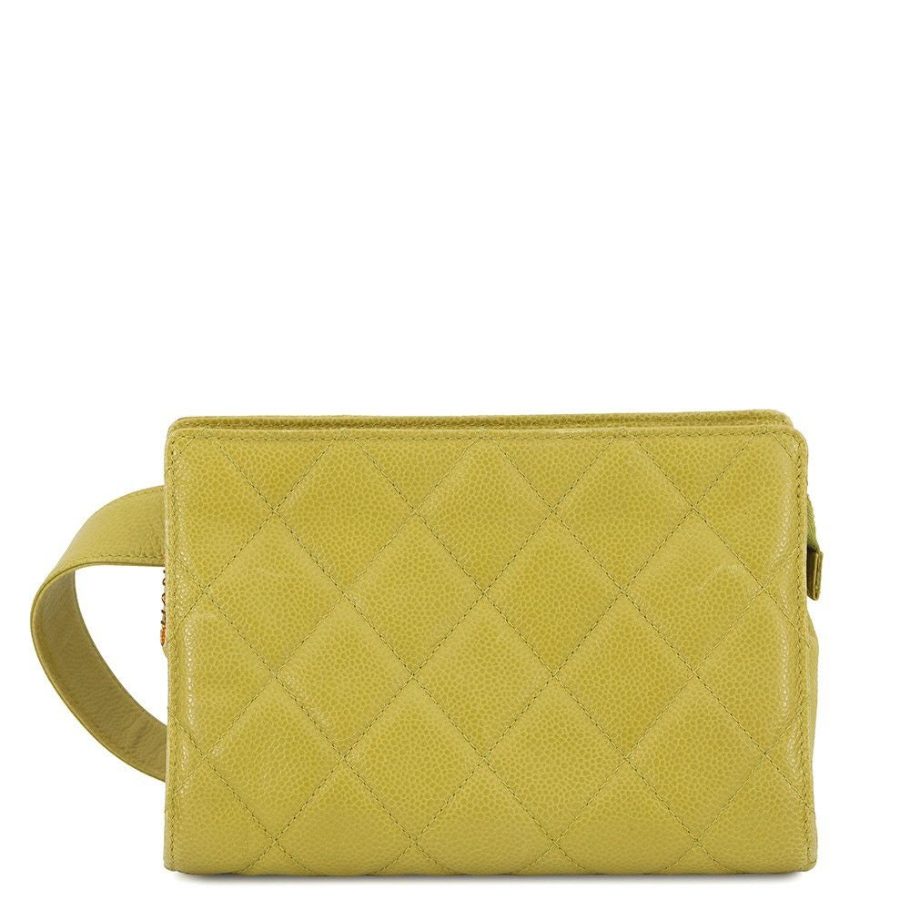 【希少】CHANEL キャビアスキン マトラッセ ウエストポーチ ウエストバッグ シャネル ウエストバッグ マトラッセ キャビアスキン ウエストポーチ