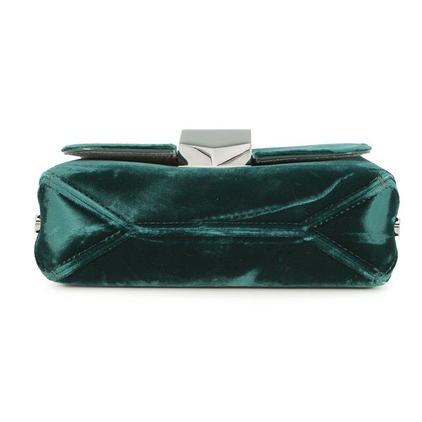 ジミーチュウ チェーンショルダーバッグ LOCKETT PRETITE ベロア JIMMY CHOO