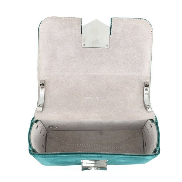 ジミーチュウ チェーンショルダーバッグ LOCKETT PRETITE ベロア JIMMY CHOO