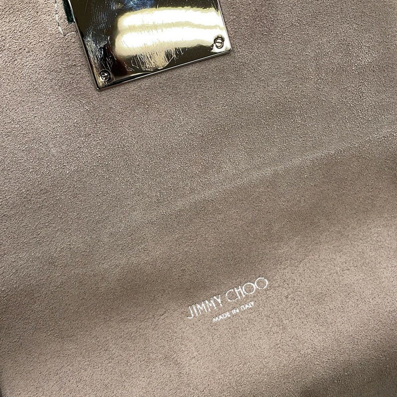 ジミーチュウ チェーンショルダーバッグ LOCKETT PRETITE ベロア JIMMY CHOO