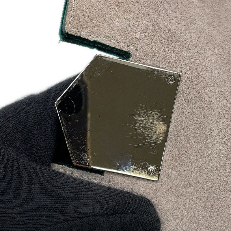 ジミーチュウ チェーンショルダーバッグ LOCKETT PRETITE ベロア JIMMY CHOO