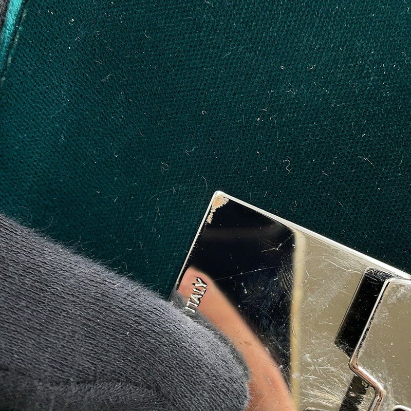 ジミーチュウ チェーンショルダーバッグ LOCKETT PRETITE ベロア JIMMY CHOO