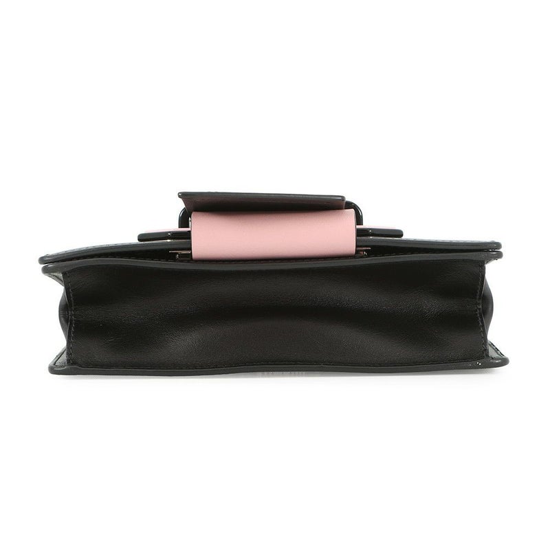 プラダ ショルダーバッグ シティ プレックス リボン レザー プラスチック 1BD067 PRADA 黒