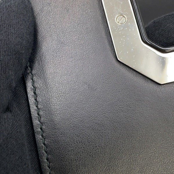 プラダ ショルダーバッグ シティ プレックス リボン レザー プラスチック 1BD067 PRADA 黒