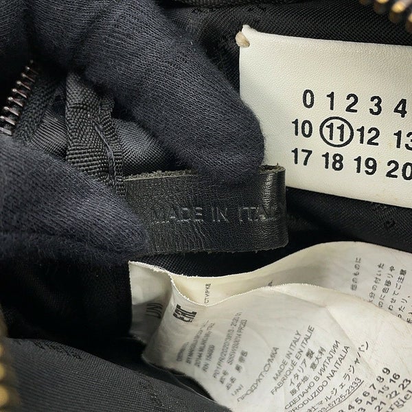 メゾンマルジェラ ショルダーバッグ ショルダーポシェット キャンバス Maison Margiela 黒